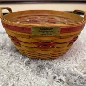 LONGABERGER 1999 POPCORN BASKET 🧺